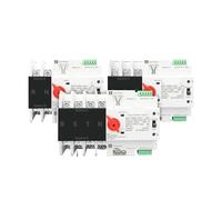 AHYLN Conmutador de transferencia alimentación dual confiable en carril DIN: configuraciones 2P, 3P, 4P, fuente ininterrumpida, 63 A y 100 A .0423