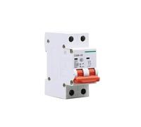 AHYLN Disyuntor solar de CC 2P 500 V - Mini MCB protección contra sobrecorriente for sistemas fotovoltaicos (6 A a 125 A) .0423
