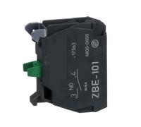 AHYLN ZBE101 ZBE-101 Bloque de contacto simple, aleación plata, terminal abrazadera tornillo, 1 NO .1118