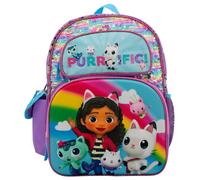 AI ACCESSORY INNOVATIONS Mochila Gabbys Dollhouse para niρas Mochila escolar de 16 pulgadas con lentejuelas abatibles y bolsillo frontal moldeado