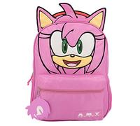 AI ACCESSORY INNOVATIONS Sonic Mochila para niños y niñas con correas de hombro ajustables y espalda acolchada, 16 pulgadas, Rosado, L, Mochila