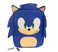 AI Accessory Innovations Sonic The Hedgehog Insulated Lunch Box, Mini Gaming Cooler with 3D Features and Top Padded Handle