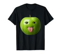 Ai Apple Meme Divertido Brainrot Gen Z Viral Internet Broma Tonto Camiseta