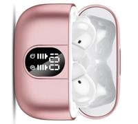 AI Auriculares Traductor en Tiempo Real, 3 in 1 Auriculares Traductor de Idiomas Bluetooth 5.3 Llamadas de Audio y Vídeo, 164 Idiomas, 6 Modos de Traducción, 48H Cascos Traductores para Viajes, Rosa