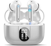 AI Auriculares Traductor en Tiempo Real, 3 in 1 Auriculares Traductor de Idiomas Bluetooth 5.3 Llamadas de Audio y Vídeo, 164 Idiomas, 6 Modos de Traducción, 48H Cascos Traductores para Viajes, Gris