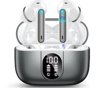 AI Auriculares Traductor en Tiempo Real, 3 in 1 Auriculares Traductor de Idiomas Bluetooth 5.3 Llamadas de Audio y Vídeo, 164 Idiomas, 6 Modos de Traducción, 48H Cascos Traductores Gris Hierro
