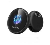 AI Badge - Traductor Instantáneo de Voz 60 Idiomas, Insignia Electrónica Inteligente Portátil con Pantalla LCD HD, Bluetooth 6.0, Ideal para Viaje y Negocios