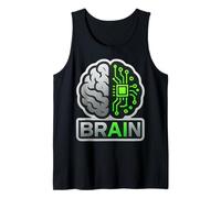 AI Brain Ingeniero de Inteligencia Artificial Especialista Codificador Camiseta sin Mangas