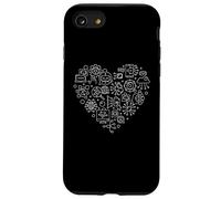 AI Chatbot Heart - Robot Experto en Inteligencia Artificial Carcasa para iPhone SE (2020) / 7/8