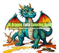 Ai Dragon Fails Coloring Book: 50+ Funny & Weird Fantasy Dragons for Kids and Adults