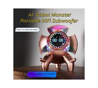 AI-Enhanced Speaker, High-Quality Audio Output, and Decorative Features - Ideal for Home and Office