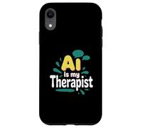 AI es mi terapeuta divertido consejero digital Chatbot broma del estado de ánimo Carcasa para iPhone XR