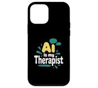 AI es mi terapeuta divertido consejero digital Chatbot broma del estado de ánimo Carcasa para iPhone 12 mini