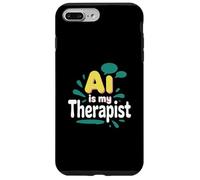 AI es mi terapeuta divertido consejero digital Chatbot broma del estado de ánimo Carcasa para iPhone 7 Plus/8 Plus
