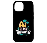 AI es mi terapeuta divertido consejero digital Chatbot broma del estado de ánimo Carcasa para iPhone 15