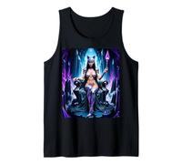 Ai Fantasy Art - Camisa de fantasía AI Girl "Hechicera" Camiseta sin Mangas
