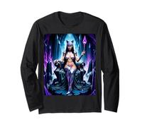 Ai Fantasy Art - Camisa de fantasía AI Girl "Hechicera" Manga Larga