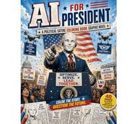 AI FOR PRESIDENT: A Political Satire Coloring Book Graphic Novel: Color the story. Question the future.