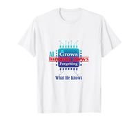 AI Grows Human Slows Forgetting What He Knows tee Camiseta