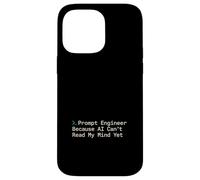 AI Ingeniero Ingeniero Codificador Humor Tech Nerd Machine Learning Carcasa para iPhone 14 Pro Max