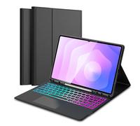 Ai Key - Funda con teclado para Samsung Galaxy Tab S11 Ultra/S10 Ultra/S9 Ultra/S8 U-ltra de 14.6 pulgadas: modo DEX con un solo clic, retroiluminación arcoíris, panel táctil inteligente, funda