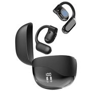 Ai Language Translation - Auriculares inalámbricos de traducción bidireccional en tiempo real para viajes, negocios, deportes, compatibles con Android y iPhone (negro)