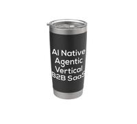 AI nativo, agéntico, vertical, B2B SaaS - Start Up Vibes Vaso térmico de acero inoxidable de doble pared
