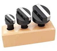AI OMEX - Juego de 3 cortadores de moscas HSS de corte recto de 1,27 cm + 1,1/10.2 cm + 1.1/2