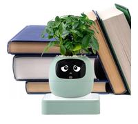 AI Plant Pot - Intelligent Expression Planter, Interactive Ivy Flowerpot | Smart Animated Facial Display Responsive Design Decorative Gardening Companion For Beginners, Home Apartment Office Living Ro