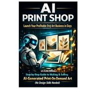 AI Print Shop: Launch Your Profitable Etsy Art Business in Days: Step-by-Step Guide to Making & Selling AI-Generated Print-On-Demand Art (No Design Skills Needed, Zero Budget, Organic Traffic Only)