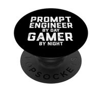 Ai Prompt Engineer Gamer PopSockets PopGrip Adhesivo