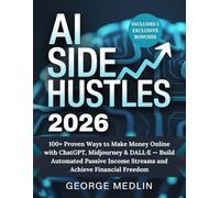 AI SIDE HUSTLES 2026: 100+ Proven Ways to Make Money Online with ChatGPT, Midjourney & DALL·E - Build Automated Passive Income Streams and Achieve Financial Freedom (The AI Wealth Blueprint Series)