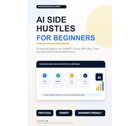 AI Side Hustles for Beginners: 25 Practical Ways to Use ChatGPT, Canva, KDP, Etsy, Fiverr, and Automation to Build Extra Income.