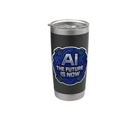 AI The Future es ahora Enginner Specialist Lover User Tech Vaso térmico de acero inoxidable de doble pared