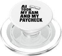 AI tomó mi RAM y mi Cheque de Pago Humor tecnológico Divertido PopSockets PopGrip para MagSafe