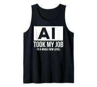 AI took my job funny artificial intelligence ai shirt Camiseta sin Mangas