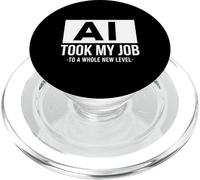 AI took my job funny artificial intelligence ai shirt PopSockets PopGrip para MagSafe