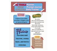AI Tools Planner & Calendar Notebook: JOURNAL NOTEBOOK: 8.5 X 11