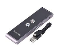 AI Traductor de Idiomas con Voz en Tiempo Real de Voz en Tiempo Real, Bluetooth Smart Pocket Interpreter para Aprender a Viajar