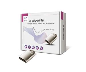 AI VoiceWriter: solución de transcripción de voz a texto para Win/Mac, USB Plug and Play, corrección y reescritura de IA, creación de asistencia de IA, escritura de voz en aplicaciones, traducción