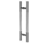 AIAMEWYT Manija de Puerta de Acero Inoxidable, manija Moderna en Forma de H, manija Rectangular para Puerta de Vidrio, Puerta de Granero, Barra de Entrada para Empujar y Tirar.