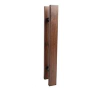 AIAMEWYT Tirador de Puerta Grande, manijas de Madera para Puertas de Vidrio, Puertas corredizas de Madera, herrajes de Puerta de diseño Cuadrado de Doble Cara | (15.7 Pulgadas)