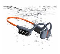Aiandcc Auriculares Conducción Ósea Natación Bluetooth 5.3, IPX8 Impermeables, MP3 32GB, Open Ear Deportivos, hasta 16h, Auriculares para Nadar, Correr y Ciclismo Azul