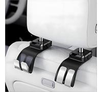 AIBINGBH Ganchos para Reposacabezas de Coche para Fiat 500X 334 I 2014-2018, Organizador de Asiento Trasero de Coche, Ganchos para Almacenamiento de Coche, 2 Unidades,B