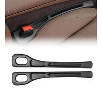 AIBINGBH Rellenos para huecos de asientos coche Ford Ranger Wildtrak 2016-2025, paquete de 2, negro