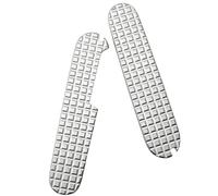 Aibote 1 par de mangos de aleación de titanio para balanzas de remplazo para cuchillo suizo Victorinox de 91 mm (C)