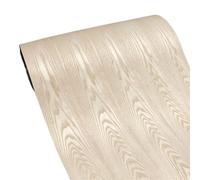 Aibote Hoja de Chapa de Madera de Fresno Blanco Natural (60x250CM) Hojas de Restauración de Muebles para Gabinetes Estantes Cocina Muebles Mesa de Hotel(Corte Gordo)
