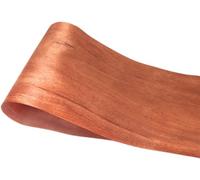 Aibote Hojas de Restauración de Chapa de Madera de Caoba Natural(Tamaño Total:20x250CM) para Estantes de Mesa de Vitrina de Altavoces Muebles de Cocina