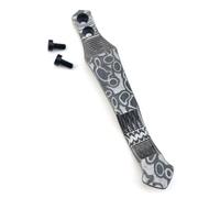 Aibote Juego de tornillos de acero inoxidable de Damasco hechos a mano para Rick Hinderer XM18 XM24