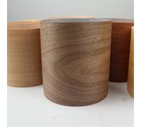 Aibote Lámina autoadhesiva de madera de nogal negro natural para restaurar muebles, material de bricolaje para gabinetes de altavoces, mesa, cocina, manualidades (20 x 250 cm, corte plano)